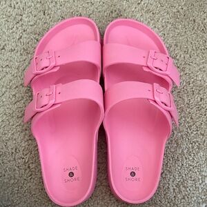Pink sandals